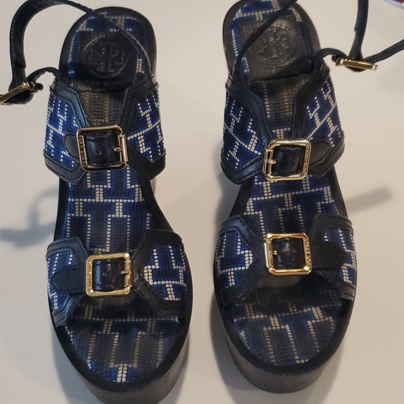 COPY Tory Burch wedges NOT SOLD size 8 - Picture 1 of 6